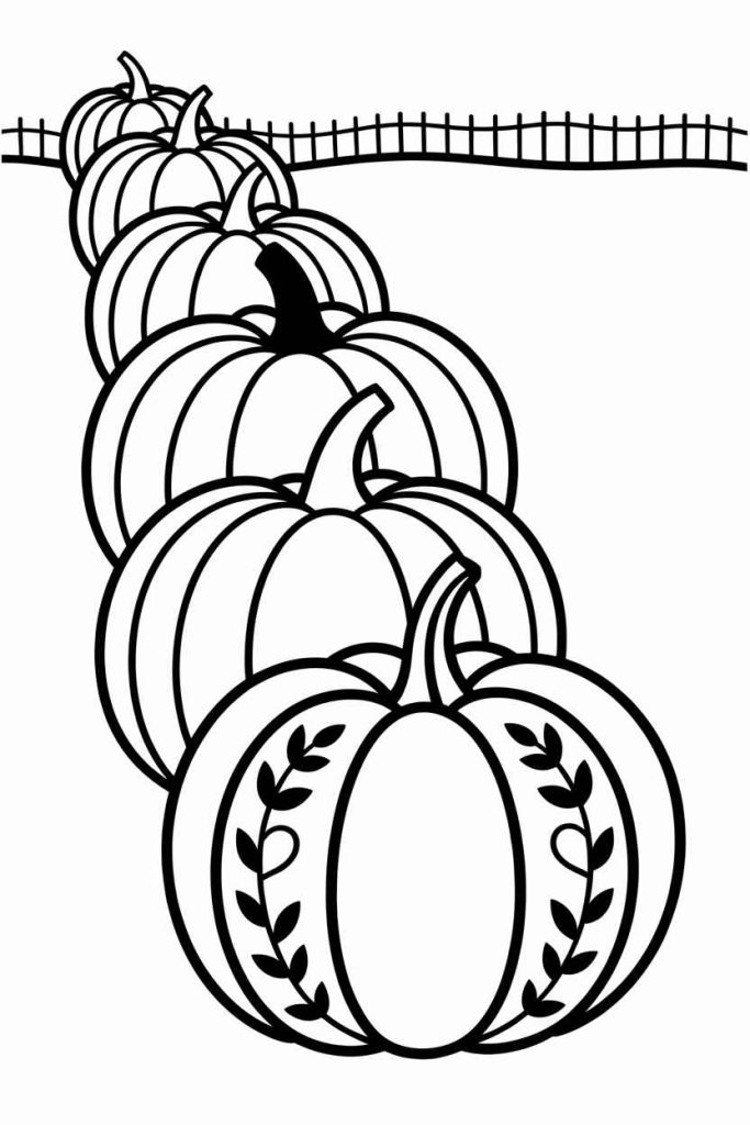 aesthetic fall coloring pages free