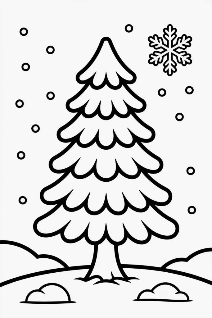 winter wonderland coloring pages