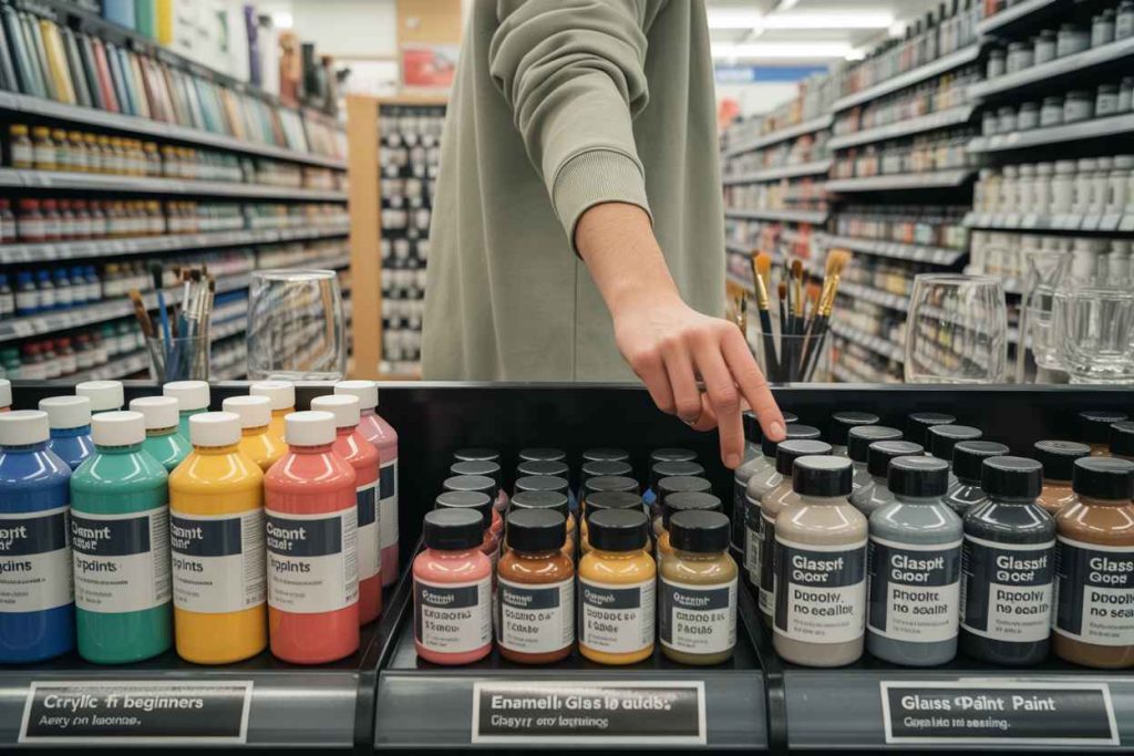 how to paint on glass bottles