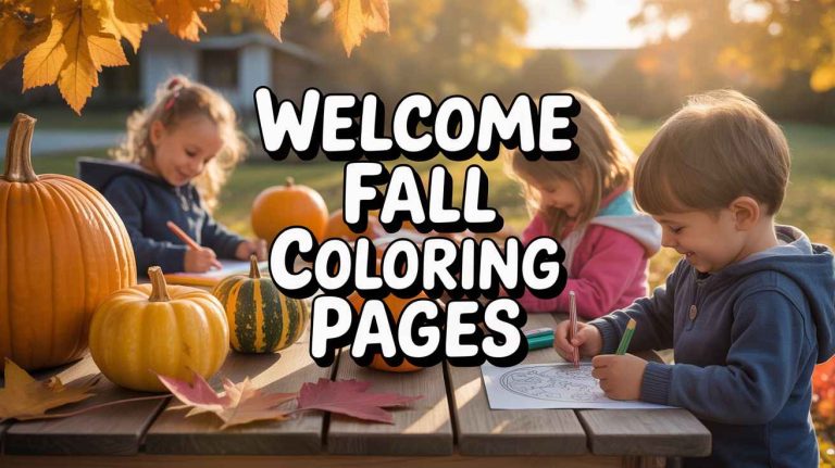 cute fall coloring pages for adults