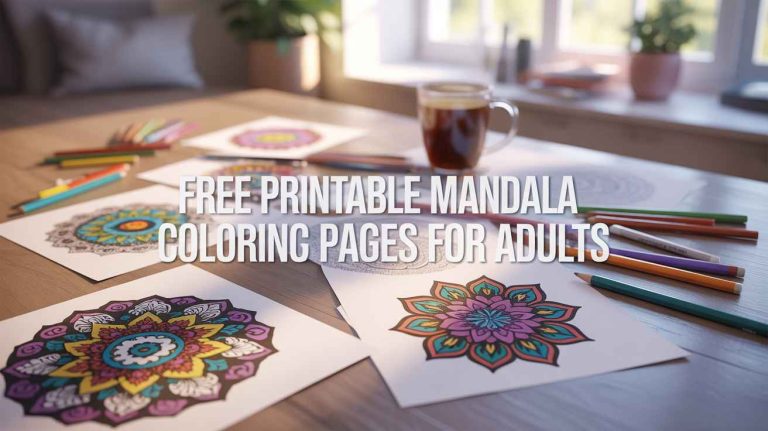 free printable mandala coloring pages for adults
