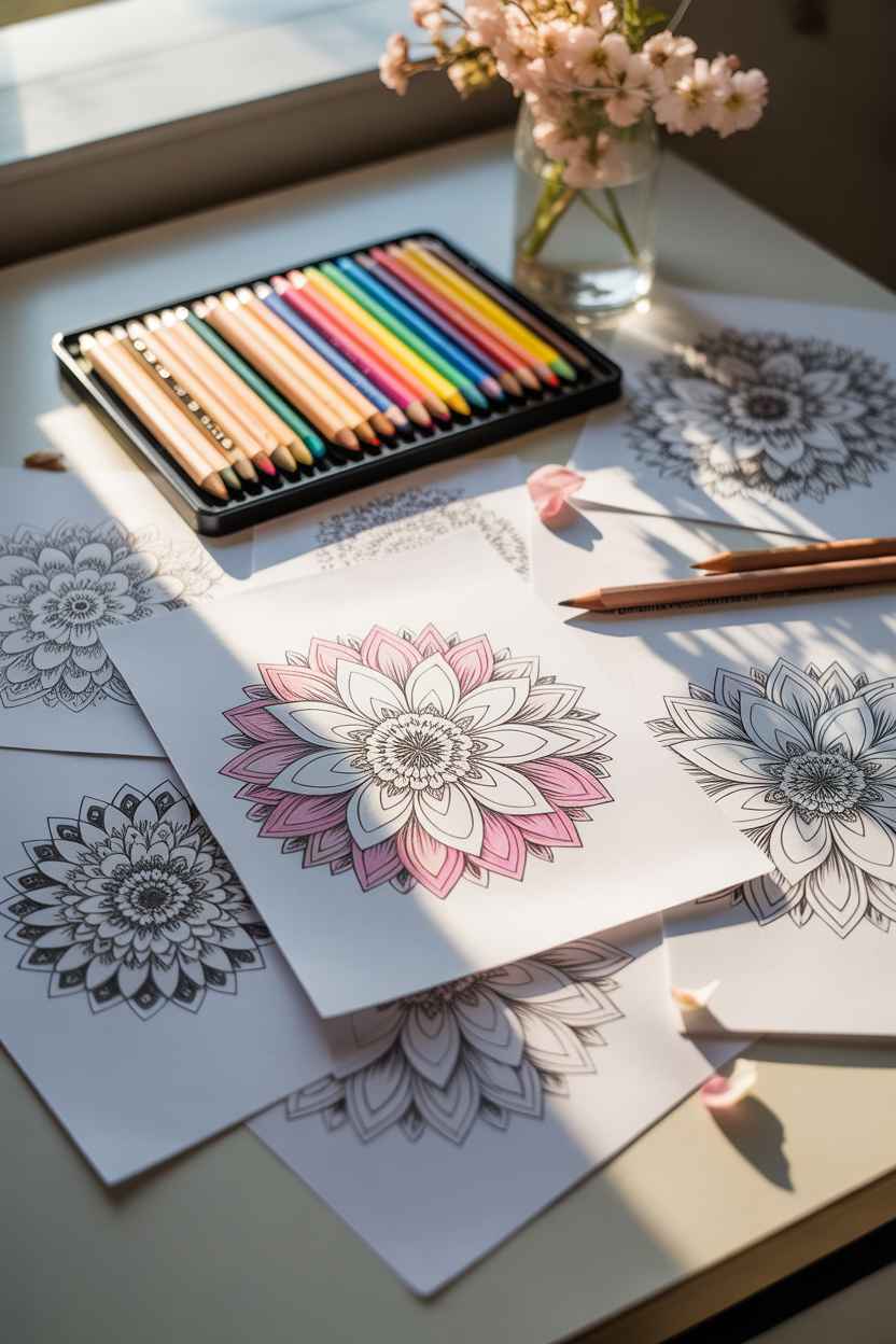 MANDALA COLORING PAGES FREE PRINTABLE ADULTS intelligence overview