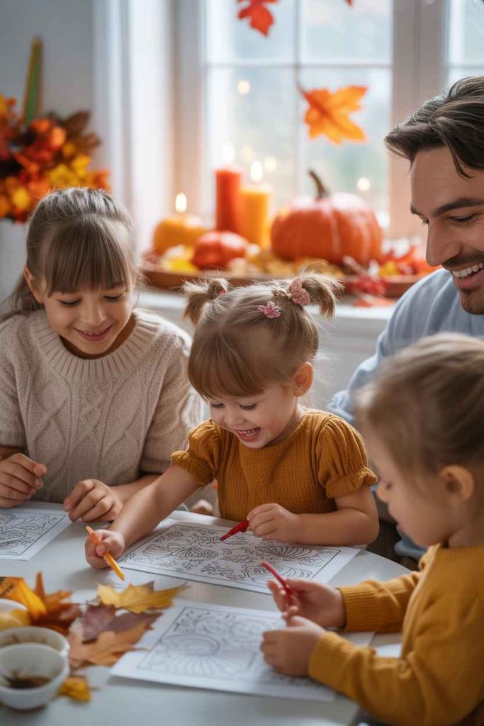 cute fall coloring pages for adults free printable