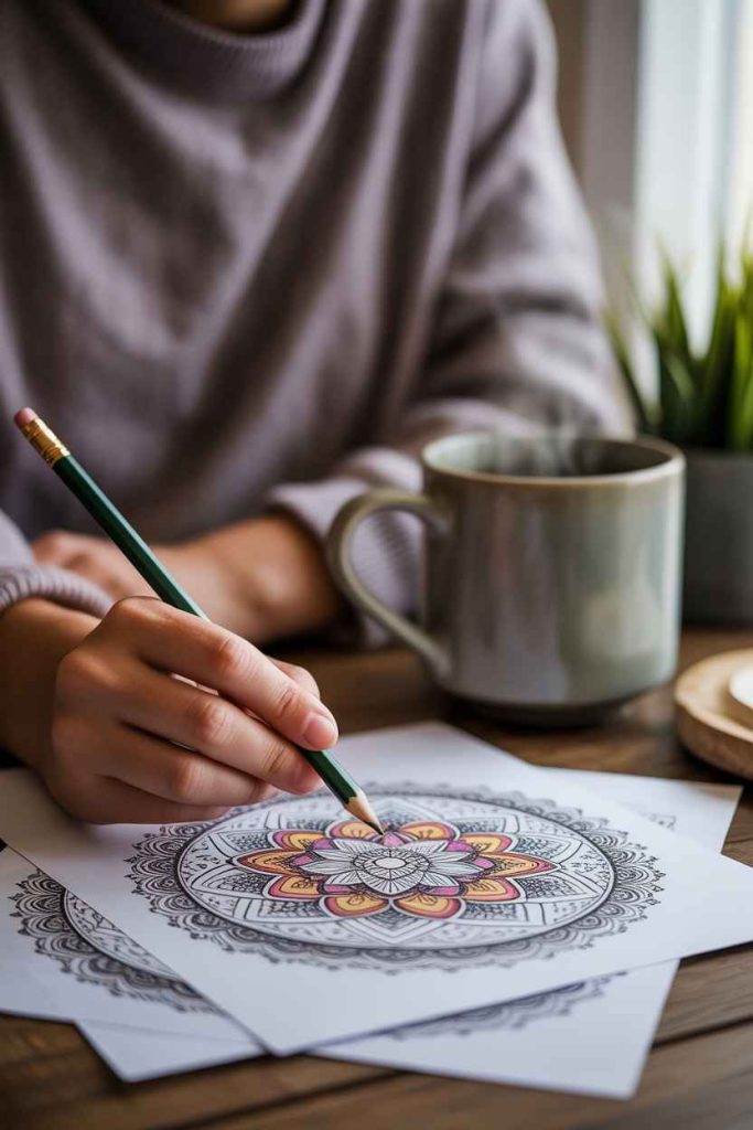 free printable mandala coloring pages for adults printable pdf