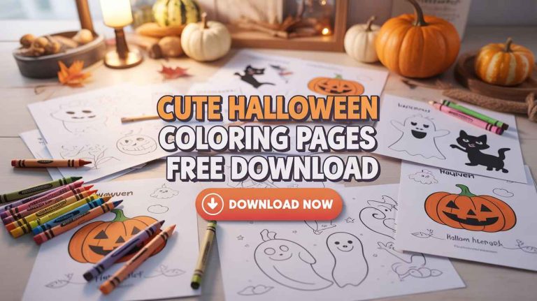 cute halloween coloring pages