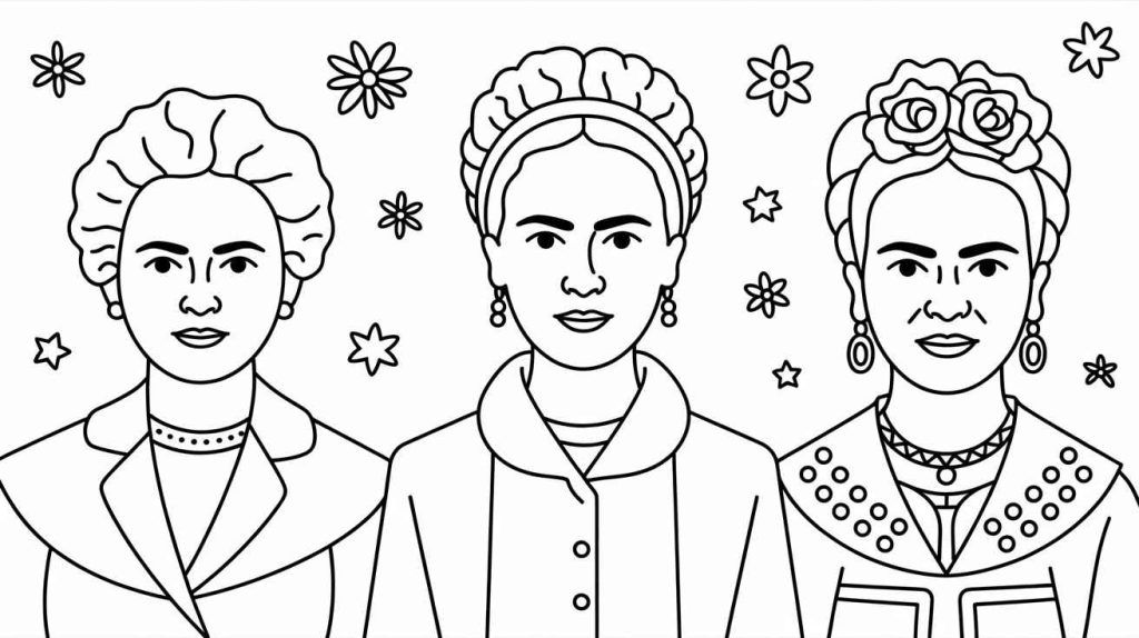 Women History Month Coloring Pages