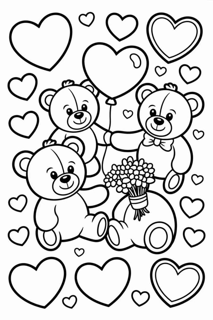 february coloring pages free