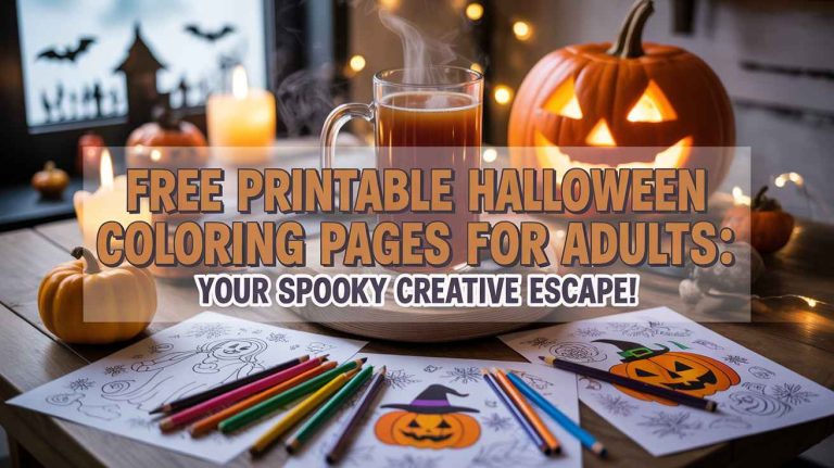 free printable halloween coloring pages for adults