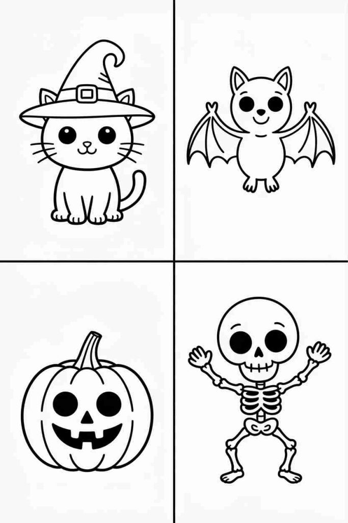 happy halloween coloring pages free