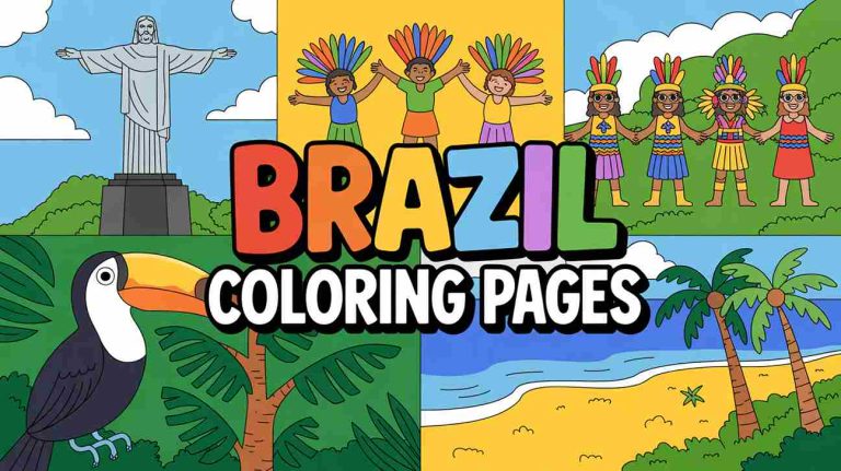 brazil coloring pages