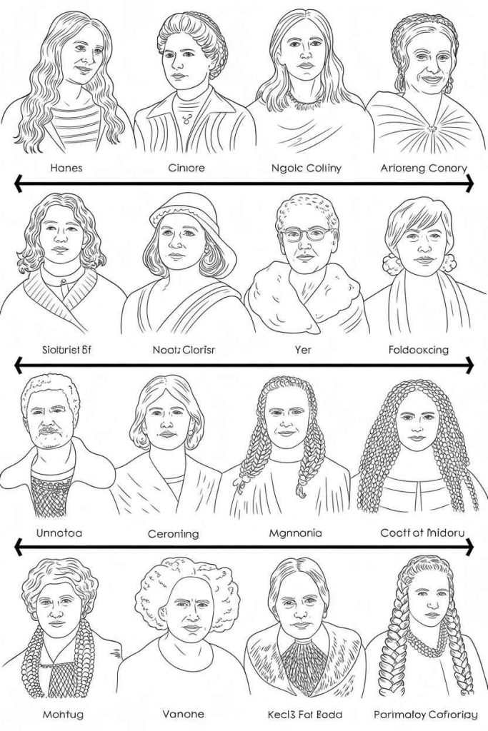 womens history month coloring pages to print