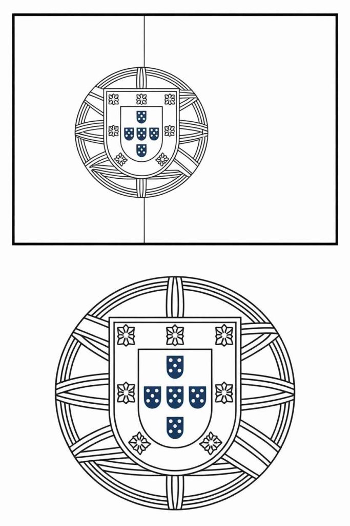 printable flag of portugal