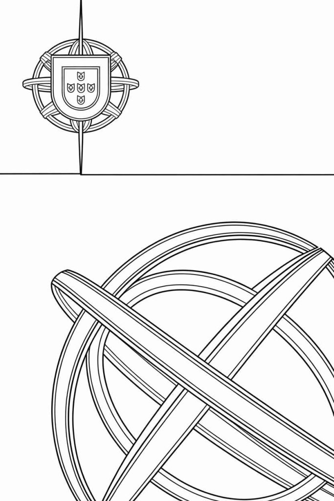 portugal flag coloring pages free