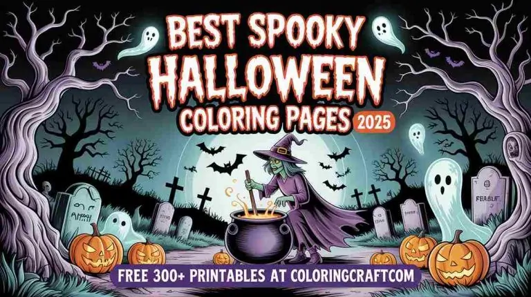 Spooky Halloween Coloring Pages