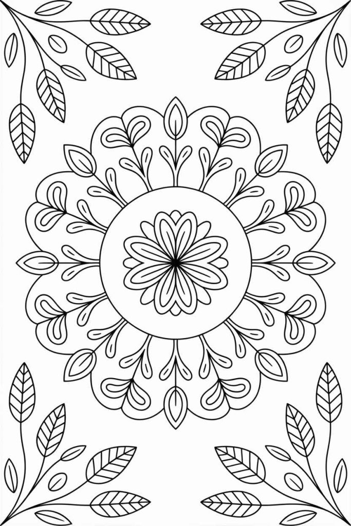 
april coloring pages for adults