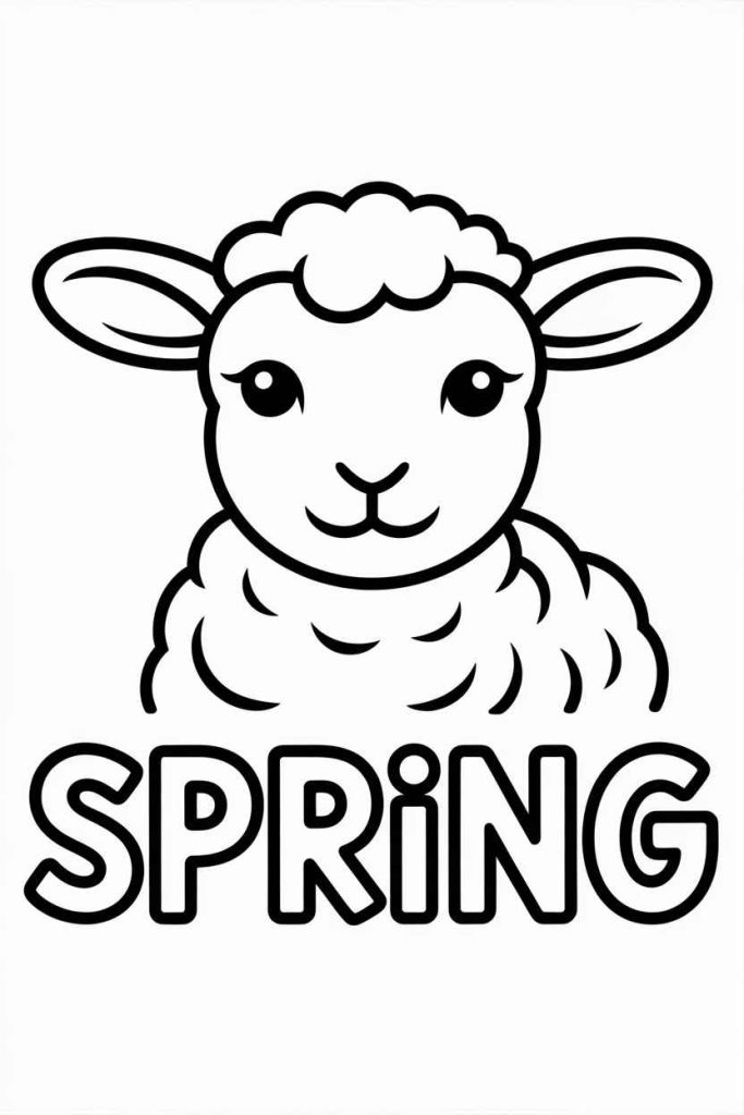 
april showers coloring pages