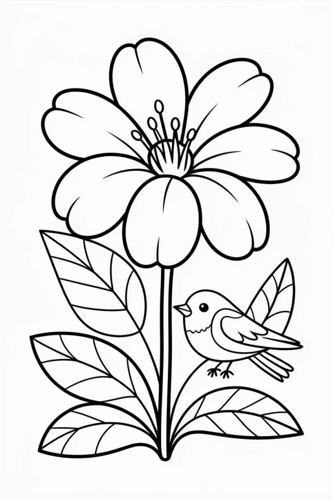 april coloring pages for kids printable