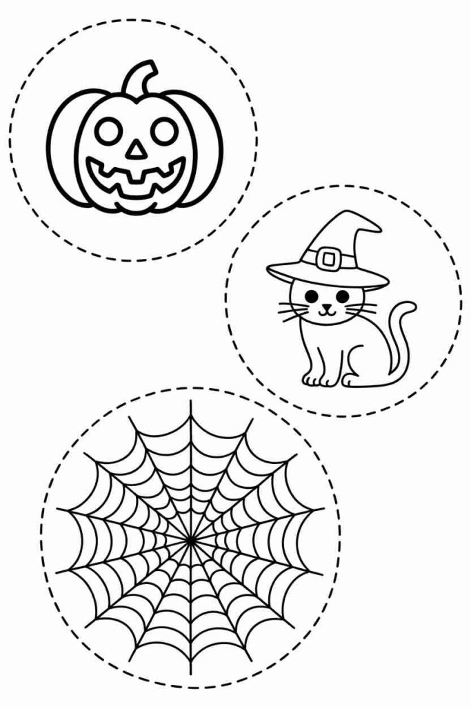 happy halloween coloring pages free printable