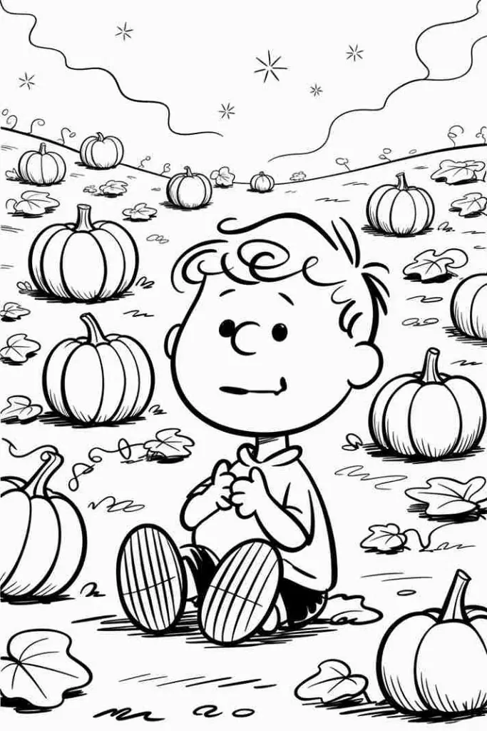 charlie brown halloween coloring pages to print