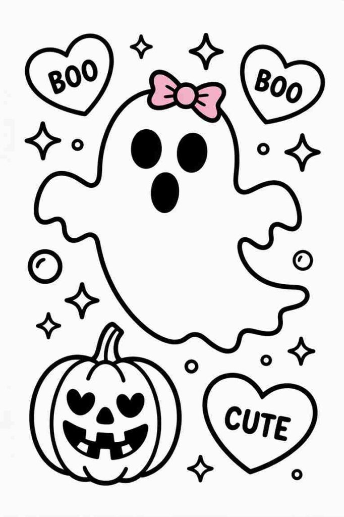 preppy coloring pages for kids