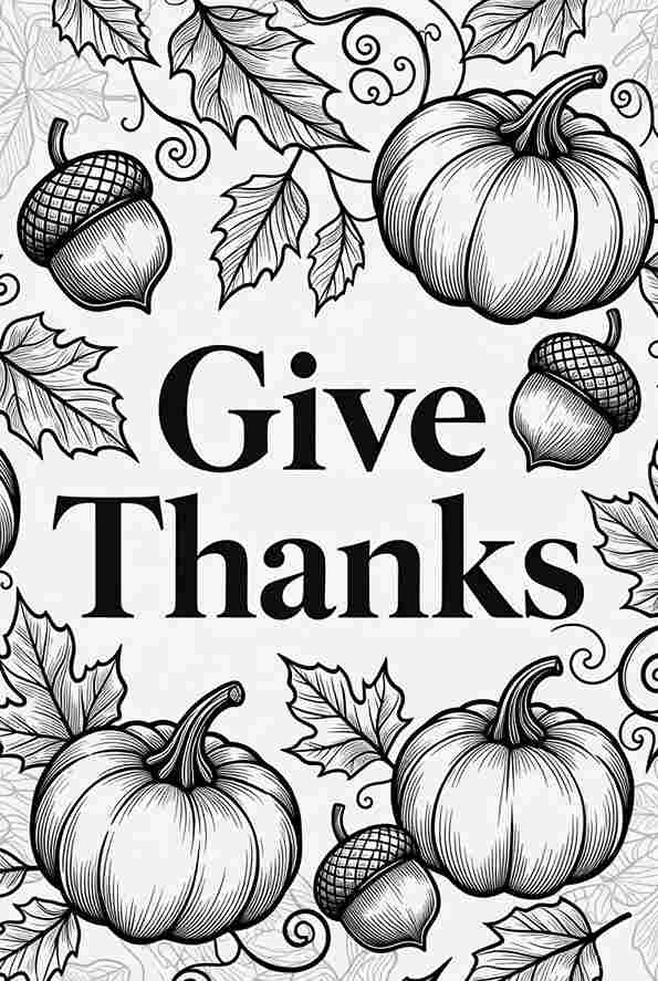 thanksgiving coloring pages printable