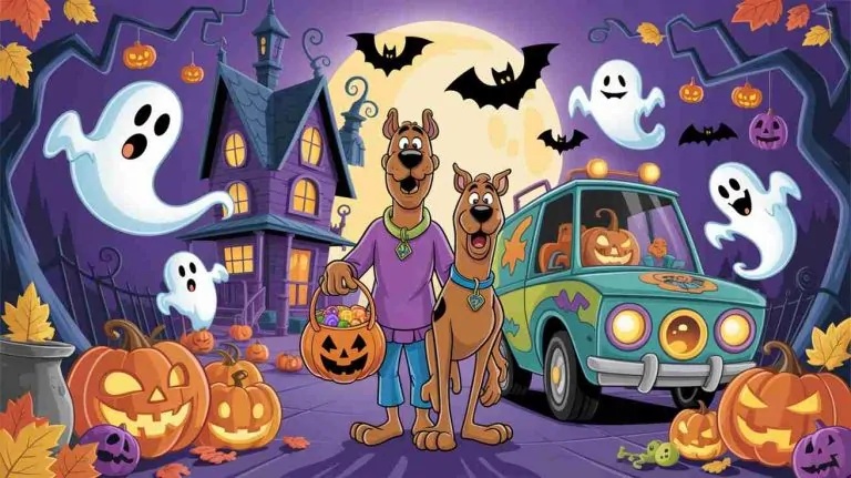 Scooby-Doo Halloween Coloring Pages