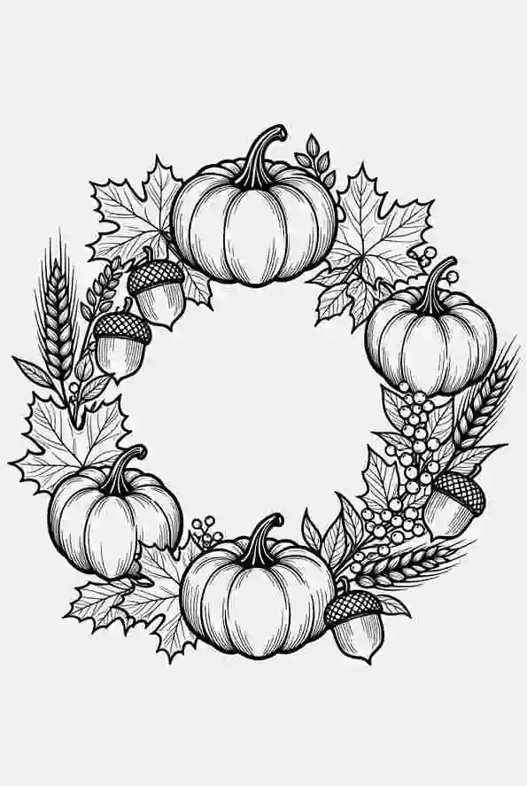thanksgiving coloring pages pdf