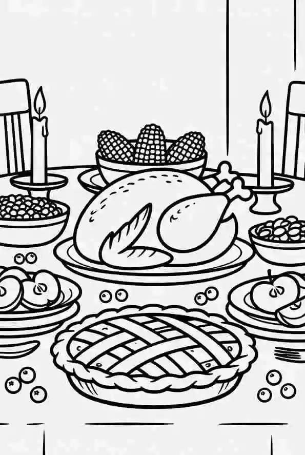 thanksgiving coloring pages for adults